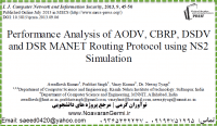 پروژه بررسی کارایی پروتکل های مسیریابی AODV-CBRP-DSDV-DSR در MANET با NS2