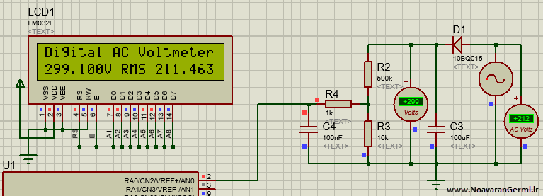 تصویر simulation-ac-voltmeter-proteus_22508_2 تصویر simulation-ac-voltmeter-proteus_22508_2 شبیه سازی ولت متر دیجیتال AC با نرم افزار پروتئوس و کد نویسی به زبان C