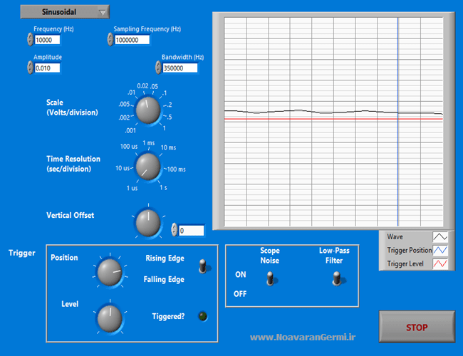 تصویر oscilloscope-simulation-labview_22587_2 تصویر oscilloscope-simulation-labview_22587_2 شبیه سازی دستگاه اندازه گیری اسیلوسکوپ یا نوسان نما (Oscilloscope) با نرم افزار LabVIEW