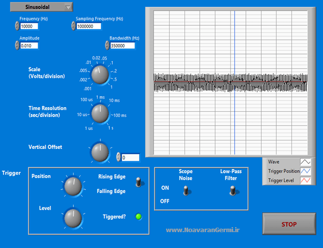 تصویر oscilloscope-simulation-labview_22587_3 تصویر oscilloscope-simulation-labview_22587_3 شبیه سازی دستگاه اندازه گیری اسیلوسکوپ یا نوسان نما (Oscilloscope) با نرم افزار LabVIEW
