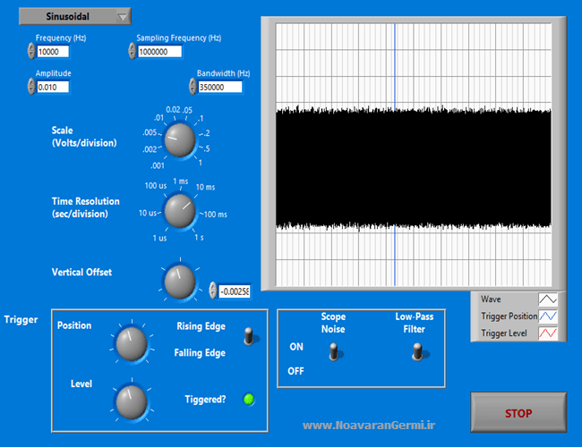 تصویر oscilloscope-simulation-labview_22587_6 تصویر oscilloscope-simulation-labview_22587_6 شبیه سازی دستگاه اندازه گیری اسیلوسکوپ یا نوسان نما (Oscilloscope) با نرم افزار LabVIEW